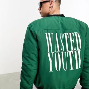 Brand new stylish WESC WASTED YOUTH BOMBER JACKET